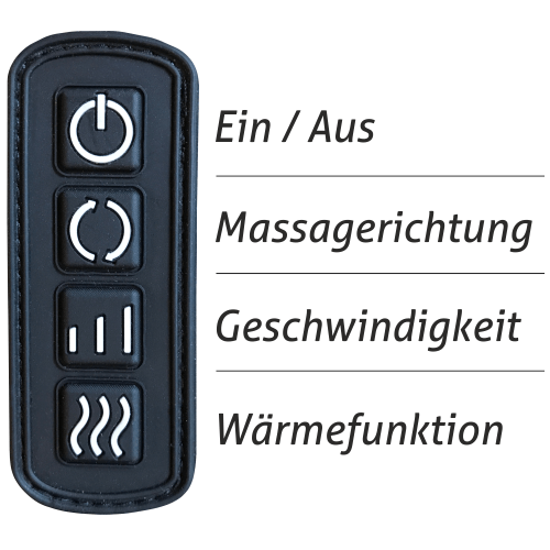 Nacken-Massagegerät mit Funktionstasten